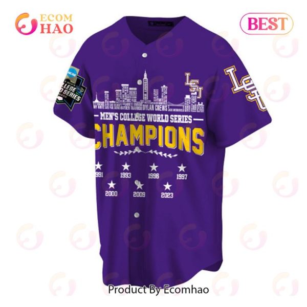 PREMIUM Men’s College World Series Champions LSU Tigers Baseball Jersey