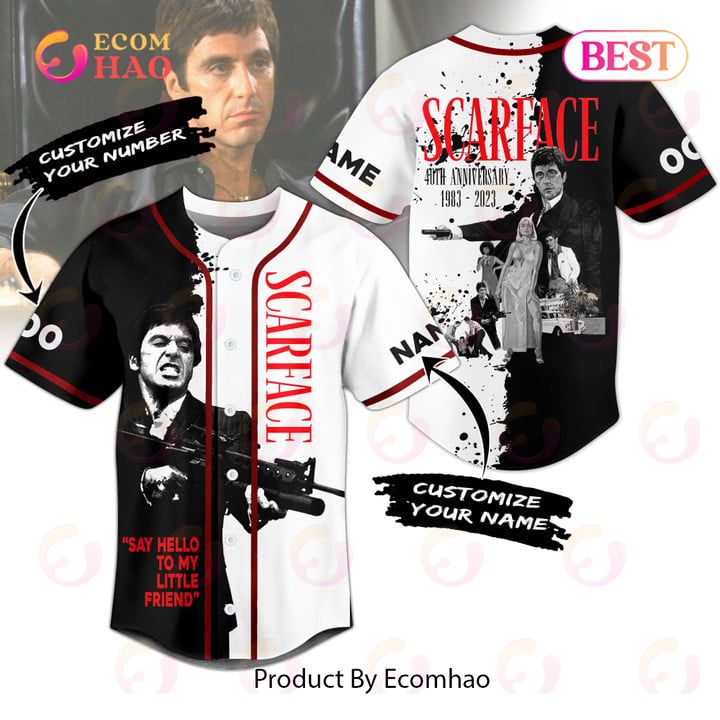 PREMIUM Scarface 40th Anniversary 1983 – 2023 Custom Jersey