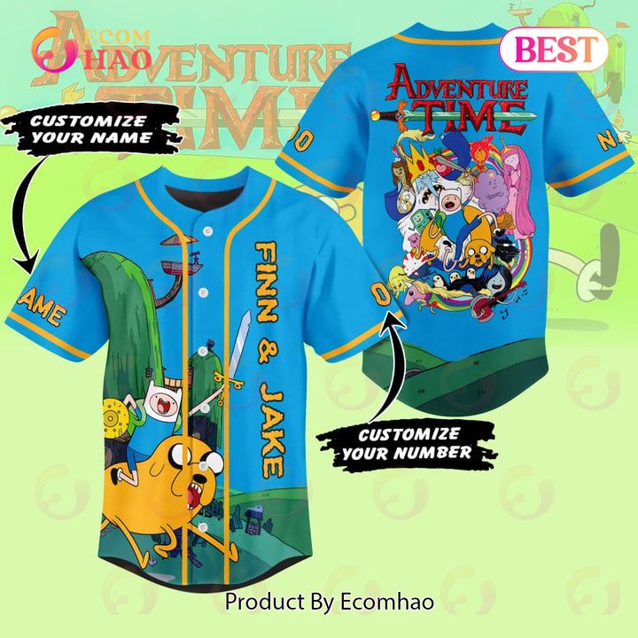 PREMIUM Finn & Jake Adventure Time Custom Jersey