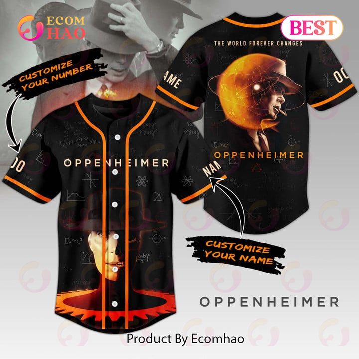 PREMIUM Oppenheimer The World Forever Changes Custom Jersey