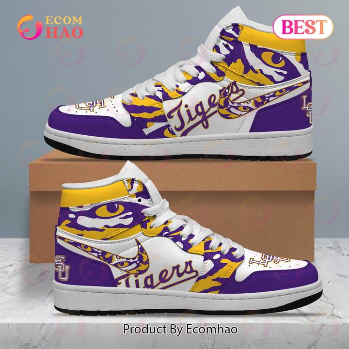 PREMIUM LSU Tigers Champions Men’s College World Series Air Jordan 1, Hightop