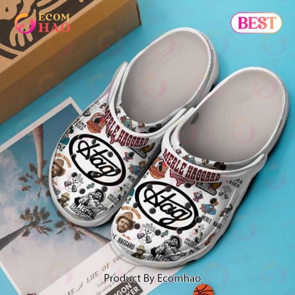 PREMIUM Merle Haggard Hag Clogs, Crocs