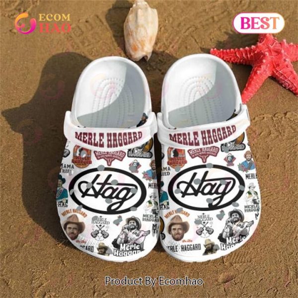 PREMIUM Merle Haggard Hag Clogs, Crocs