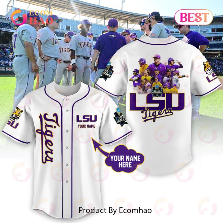 Baseball Jersey LSU Tigers 2023 Men’s College World Series Omaha