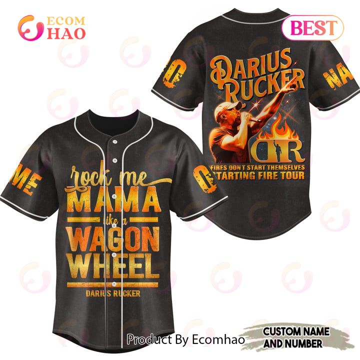 PREMIUM Darius Rucker Fires Don’t Start Themselves Starting Fire Tour Custom Jersey Shirt