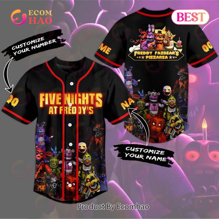 PREMIUM Five Nights At Freddy’s Fazbear’s Pizzarea Custom Jersey