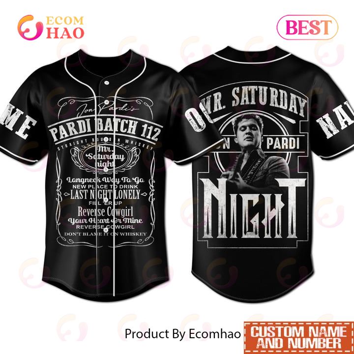 PREMIUM Jon Pardi Mr. Saturday Custom Jersey Shirt