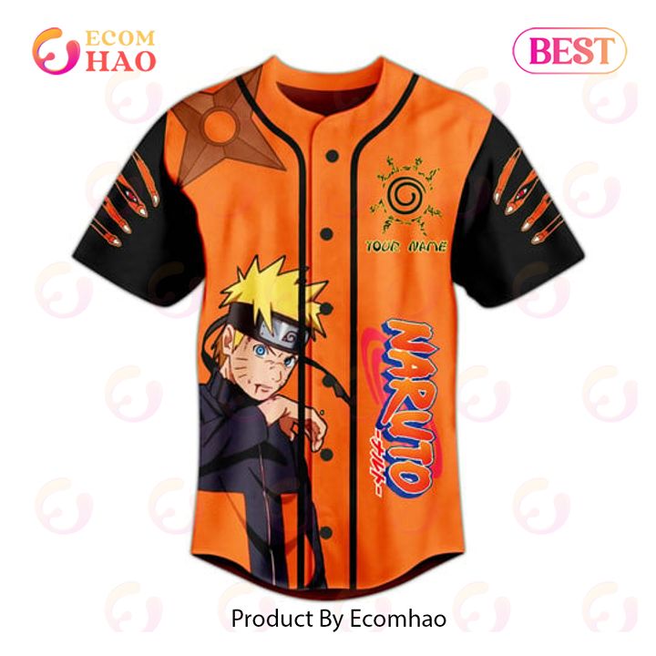 PREMIUM Naruto Custom Name Baseball Jersey