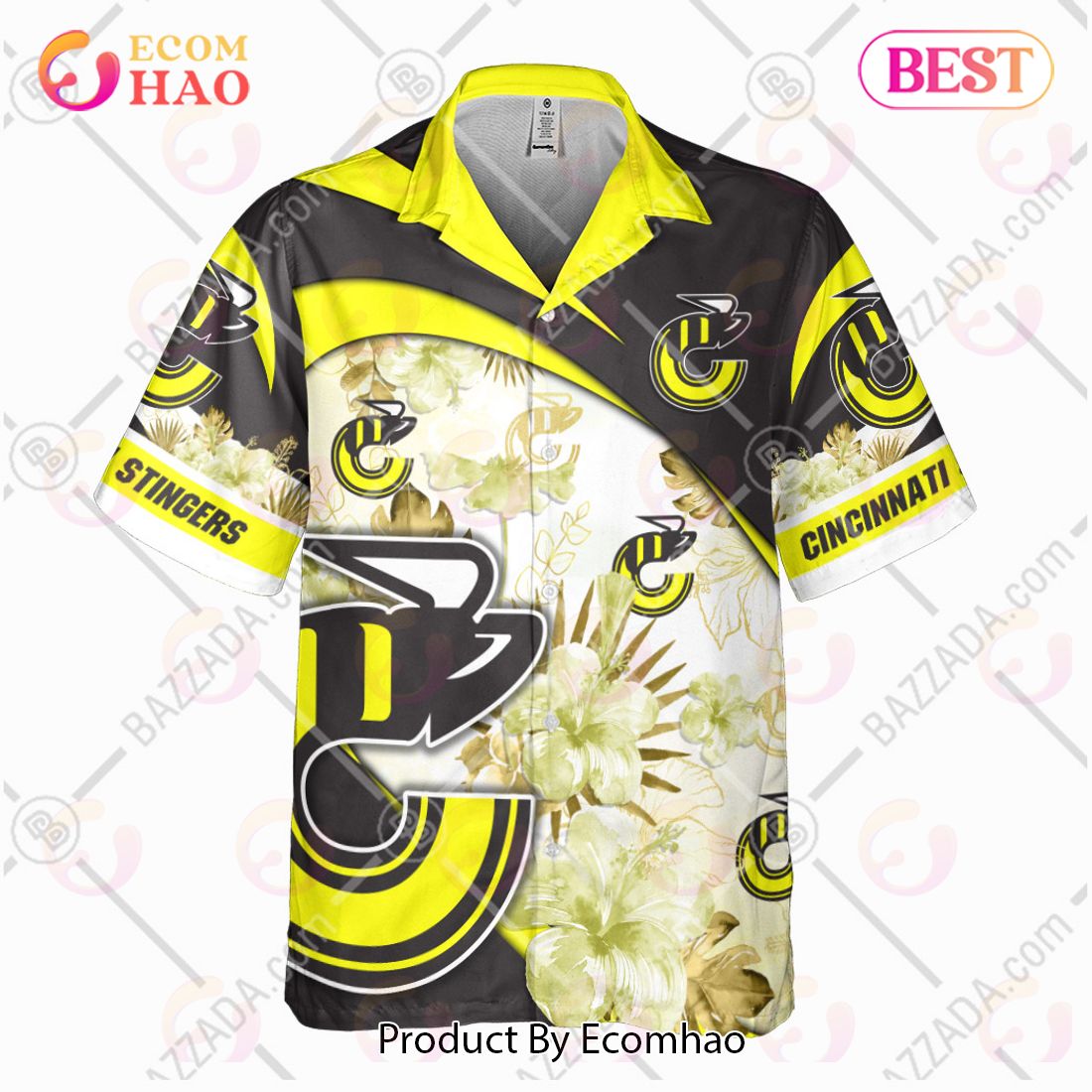 Personalize WHA Cincinnati Stingers Hawaiian Shirt, Summer style