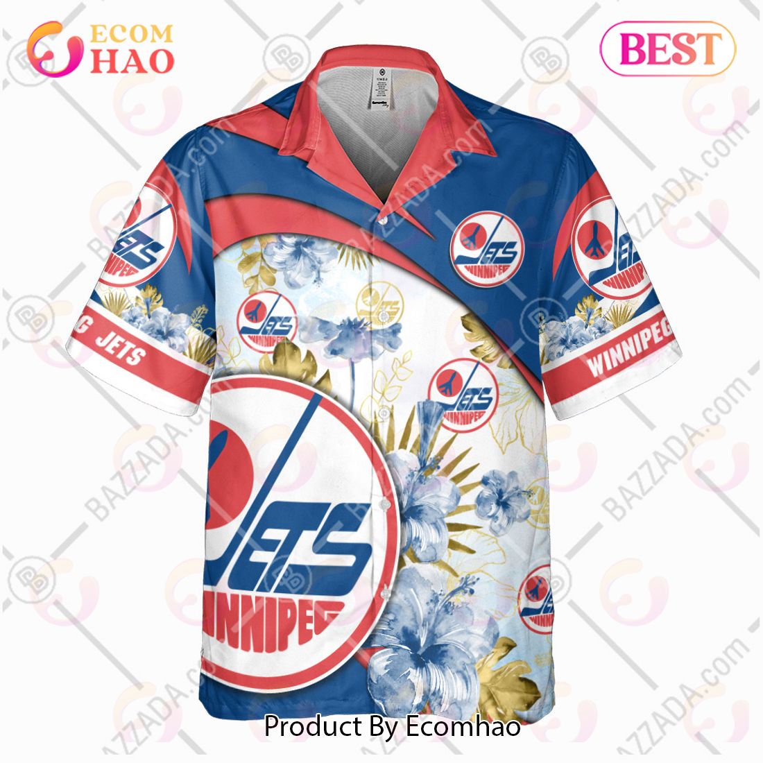 Personalize WHA Jets Hawaiian Shirt, Summer style