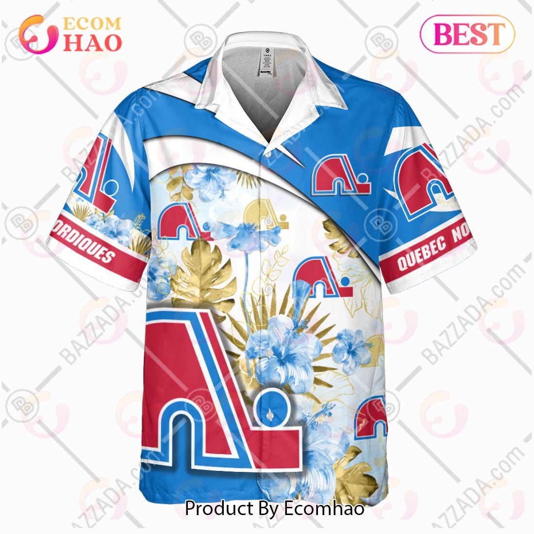 Personalize WHA Nordiques Hawaiian Shirt, Summer style