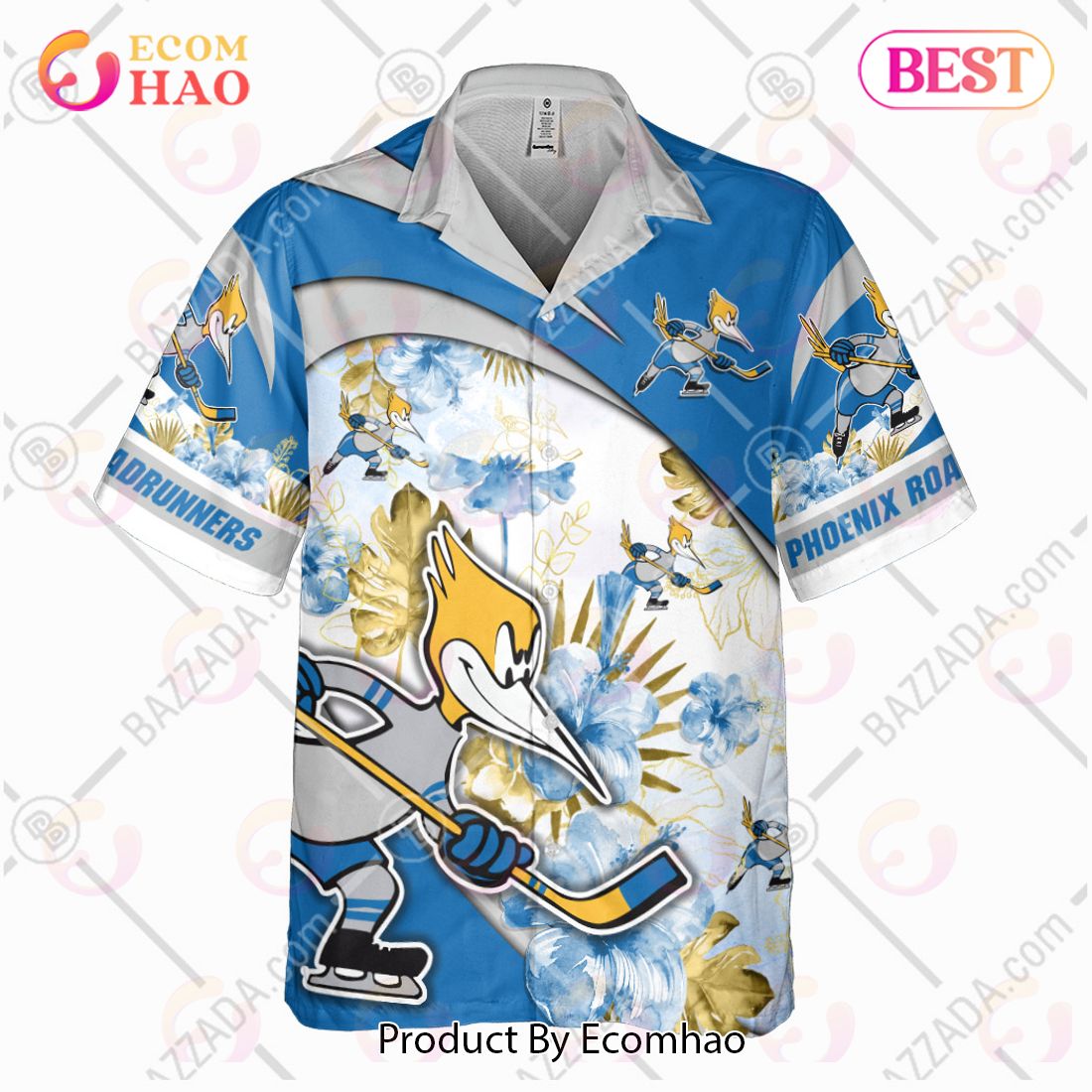 Personalize WHA Phoenix Roadrunners Hawaiian Shirt, Summer style