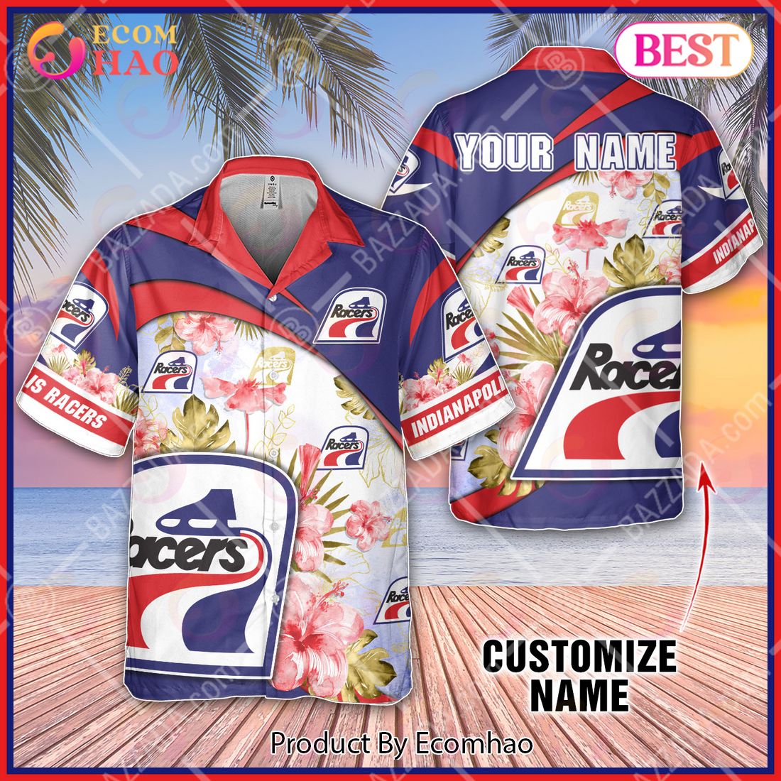 Personalize WHA Racers Hawaiian Shirt, Summer style