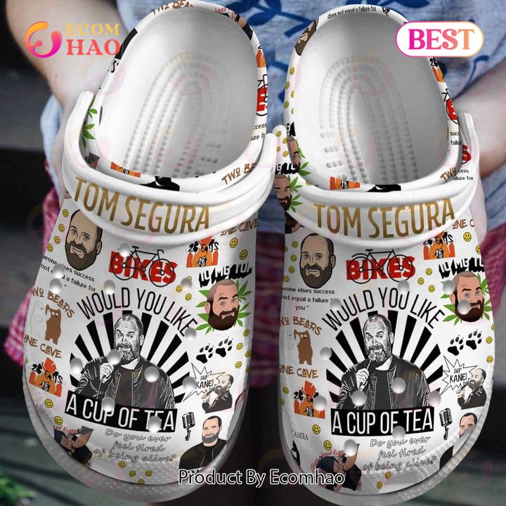 PREMIUM Tom Segura Would You Like A Cup Of Tea Clogs, Crocs