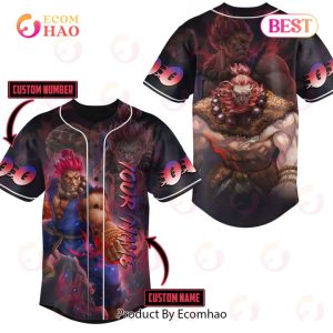 PREMIUM Street Fighter Kakugo wa yoi ka! Isshun sengeki! Baseball Jersey