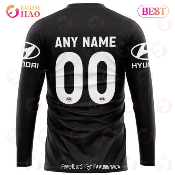 AFL Brisbane Lions Special Monochrome Design 3D Hoodie