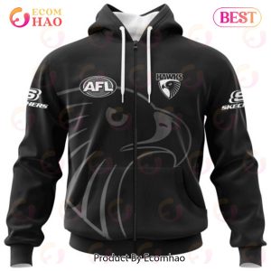 AFL Hawthorn Football Club Special Monochrome Design 3D Hoodie