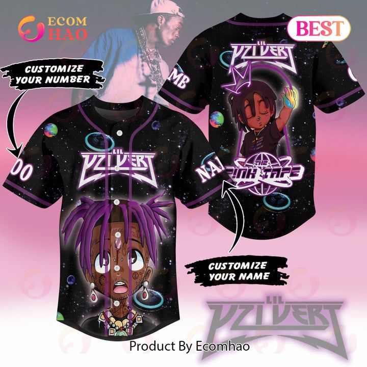 NEW] Lil Uzi Vert The Pink Tape Custom Baseball Jersey