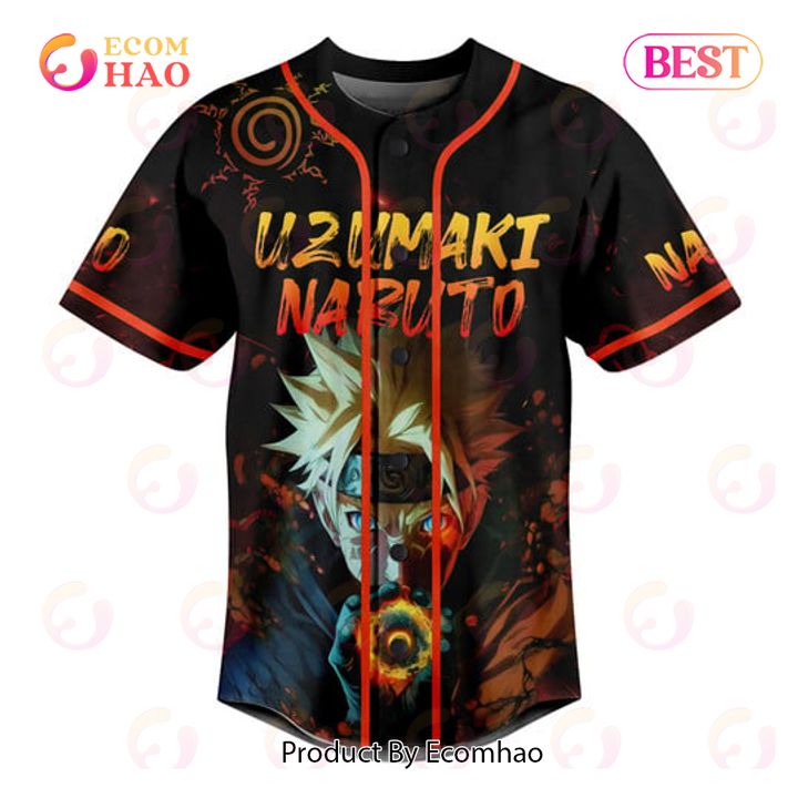 NEW] Uzumaki Naruto Custom Baseball Jersey