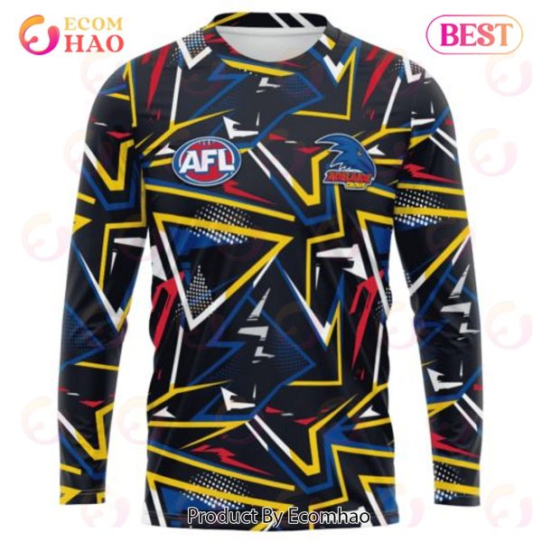AFL Adelaide Crows Special Abstract Design Hoodie