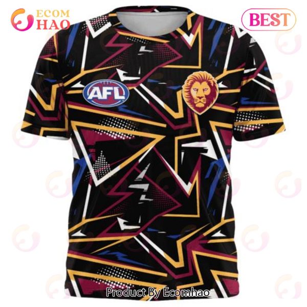AFL Brisbane Lions Special Abstract Design Hoodie