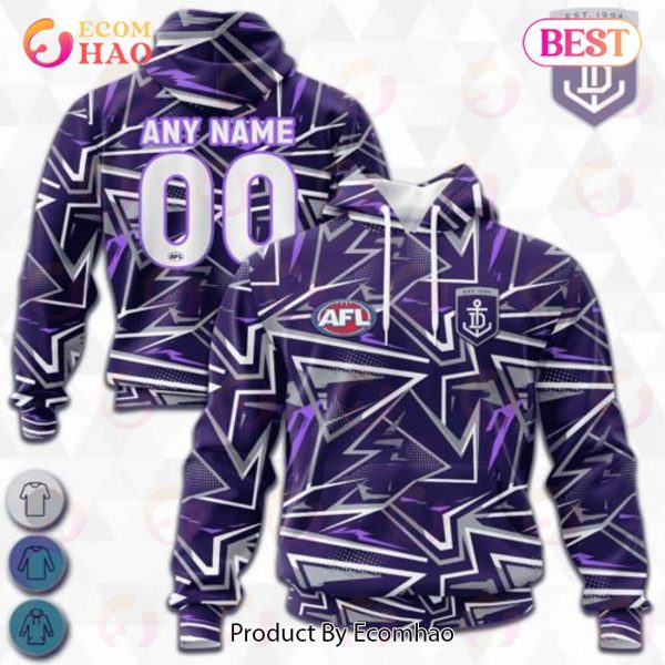 AFL Fremantle Dockers Special Abstract Design Hoodie