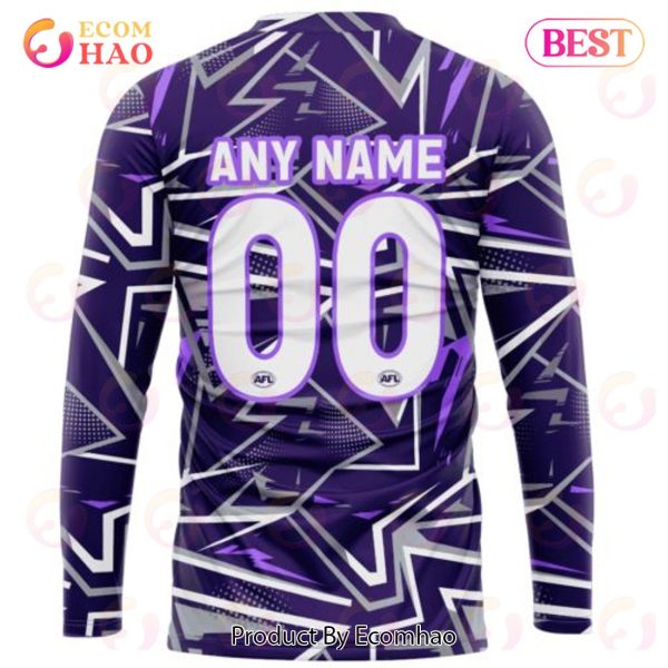 AFL Fremantle Dockers Special Abstract Design Hoodie