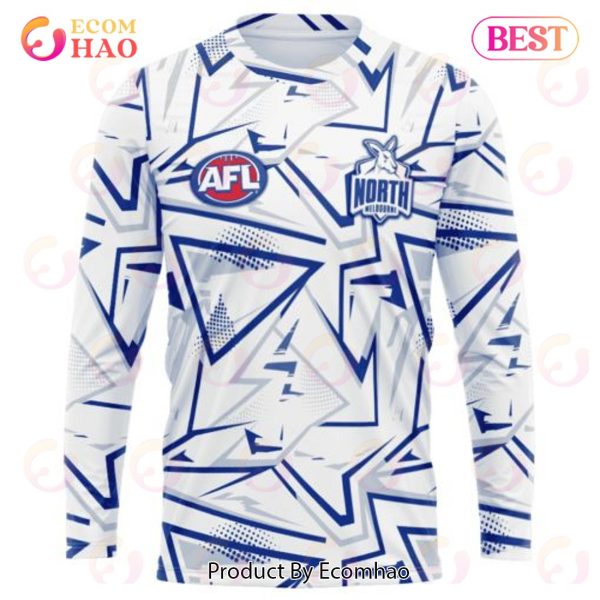 AFL North Melbourne Football Club Special Abstract Design Hoodie