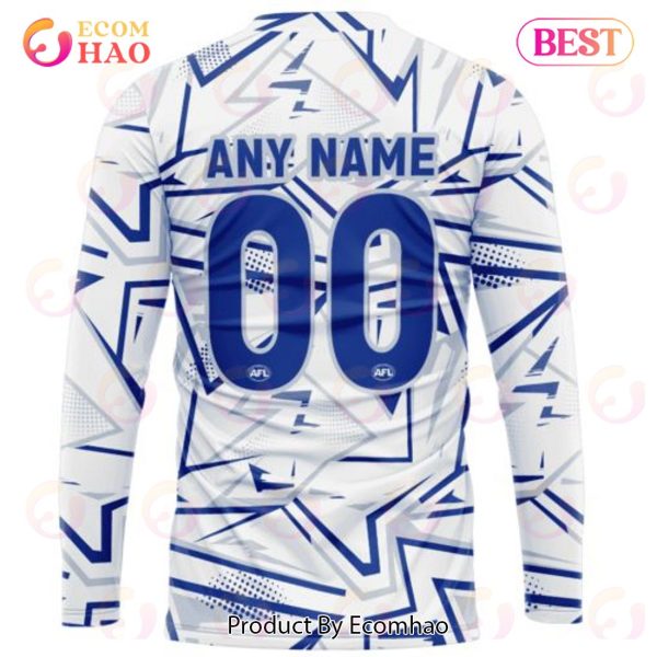 AFL North Melbourne Football Club Special Abstract Design Hoodie