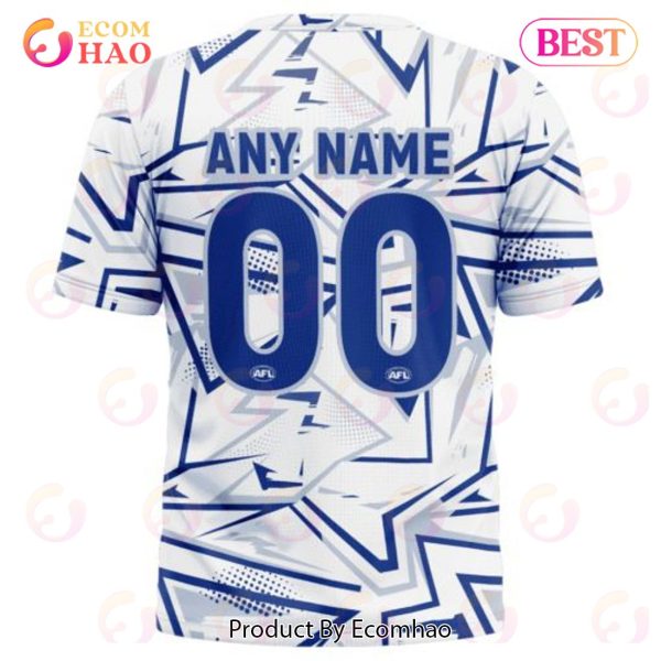 AFL North Melbourne Football Club Special Abstract Design Hoodie