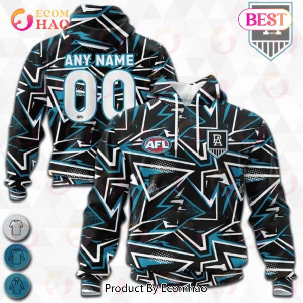 AFL Port Adelaide Football Club Special Abstract Design Hoodie