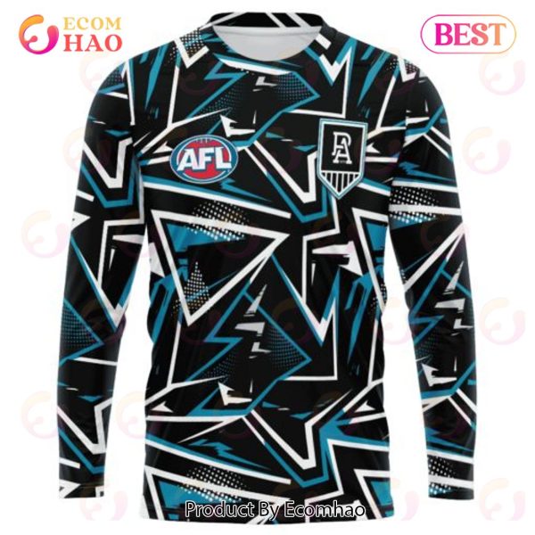 AFL Port Adelaide Football Club Special Abstract Design Hoodie