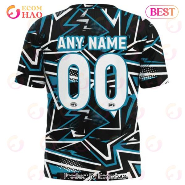 AFL Port Adelaide Football Club Special Abstract Design Hoodie