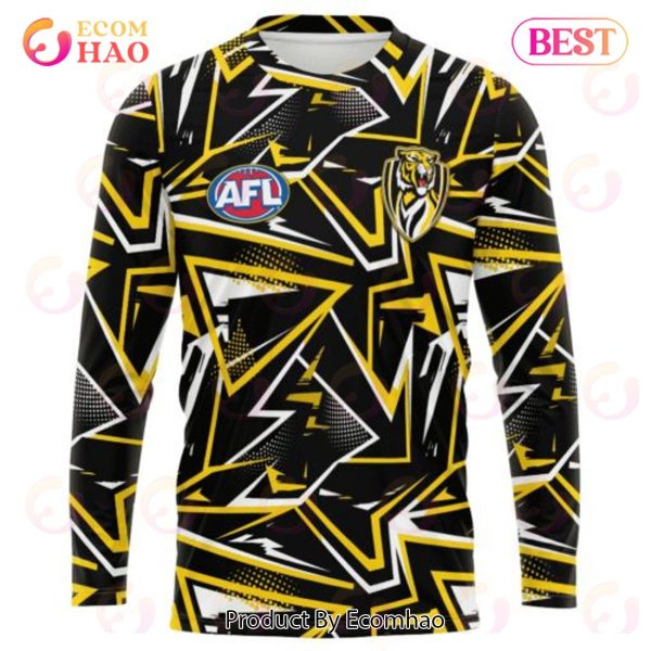 AFL Richmond Tigers Special Abstract Design Hoodie