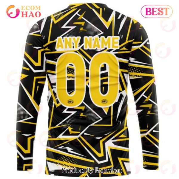 AFL Richmond Tigers Special Abstract Design Hoodie