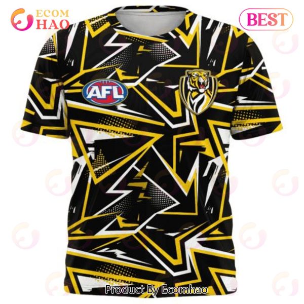 AFL Richmond Tigers Special Abstract Design Hoodie