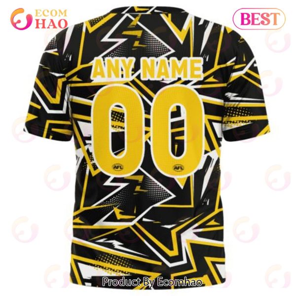 AFL Richmond Tigers Special Abstract Design Hoodie