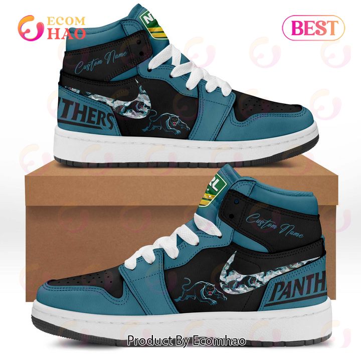 Customized NRL Penrith Panthers Air Jordan 1, Hightop