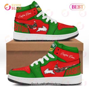 Customized NRL South Sydney Rabbitohs Air Jordan 1, Hightop