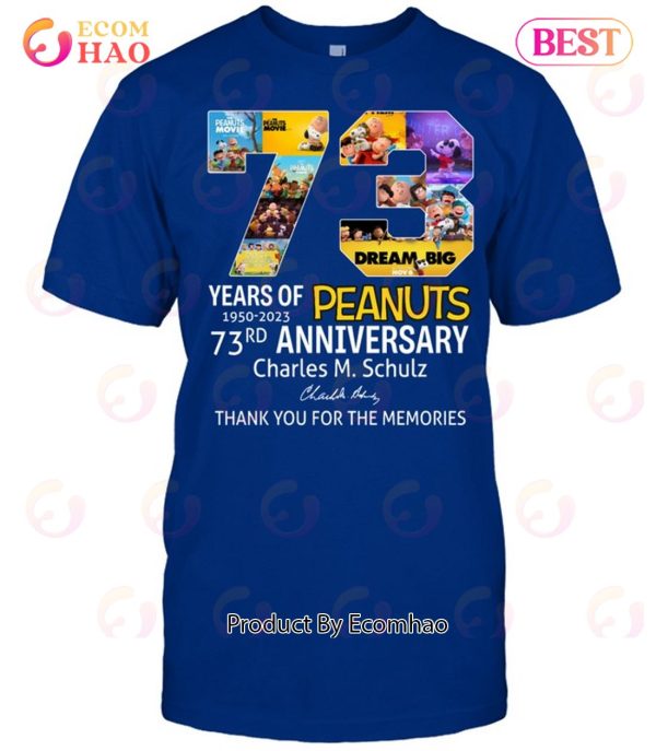 73 Years Of Peanuts Unisex T-Shirt