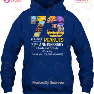 73 Years Of Peanuts Unisex T-Shirt