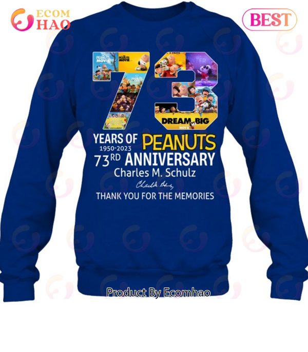73 Years Of Peanuts Unisex T-Shirt