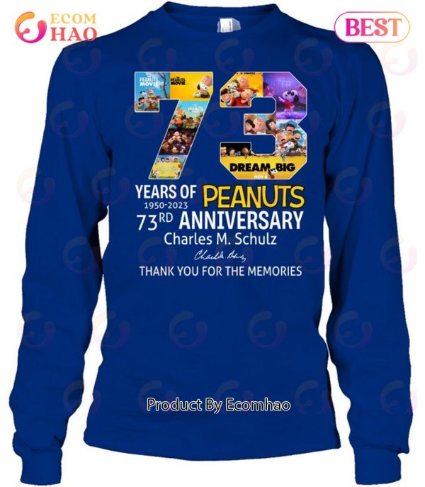 73 Years Of Peanuts Unisex T-Shirt