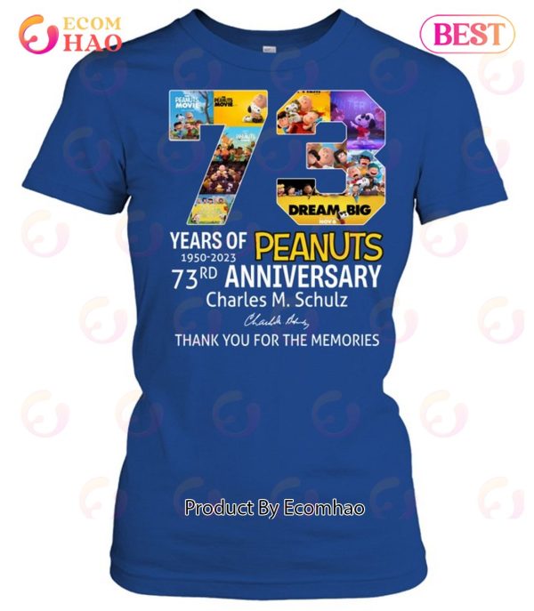 73 Years Of Peanuts Unisex T-Shirt