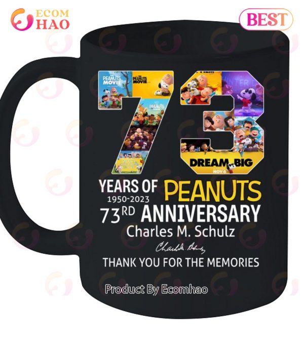 73 Years Of Peanuts Unisex T-Shirt