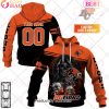 Personalized CFL Calgary Stampeders Skull Death Art 3D Hoodie