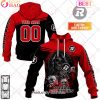 Personalized CFL Toronto Argonauts Skull Death Art 3D Hoodie