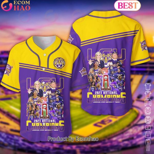 NEW] LSU Tigers All Over Printed 2023 National Champions Baseball Jersey