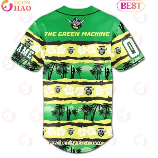 NRL Canberra Raiders Custom Baseball Jersey