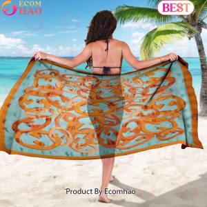 Gucci Sarong Logo Pattern Orange